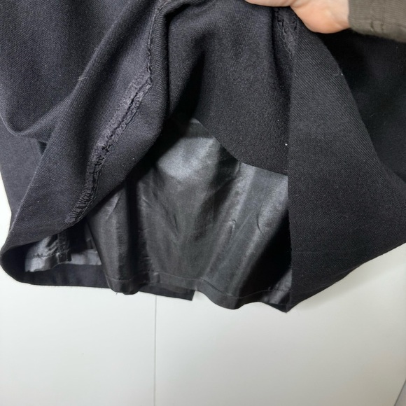 Pendelton - 100% Virgin Wool Midi Pencil Skirt Black - US 12 - Picture 3 of 11